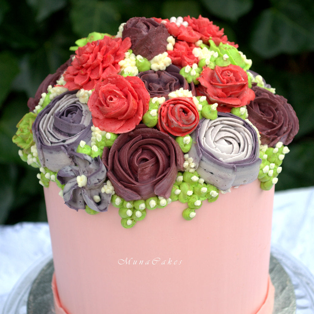 Luxury "Flower Box" Cake